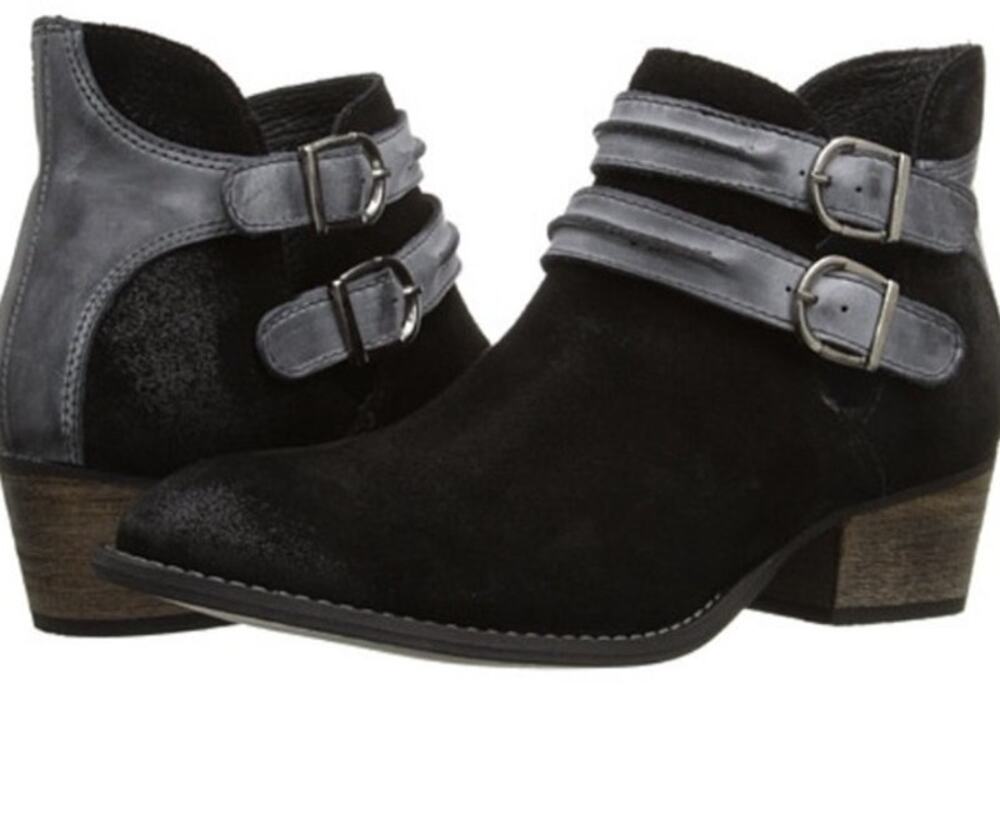 STEVEN MADDEN Raskal Black Leather Boots SZ 6.5